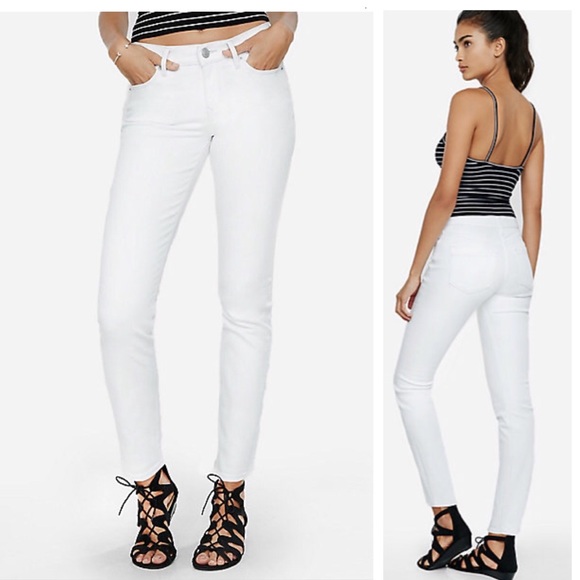 VANNA-5-Pocket Skinny Jeans- White - Picture 2 of 4